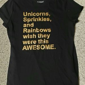 Unicorns & sprinkles shirt